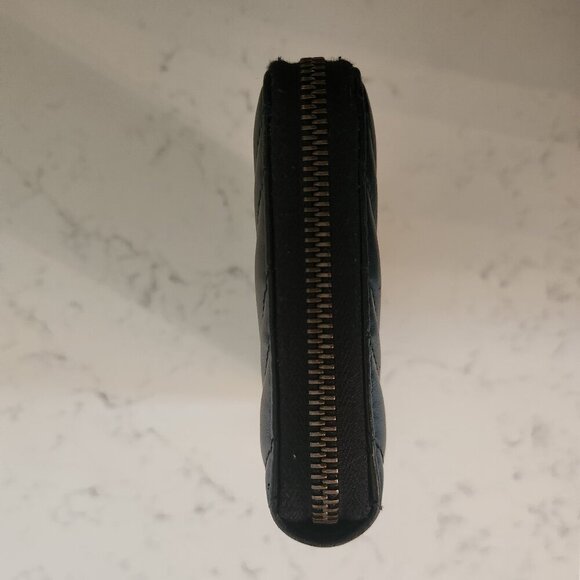 Gucci GG Marmont Zip Around Leather Wallet Black, Authentic - Picture 9 of 12